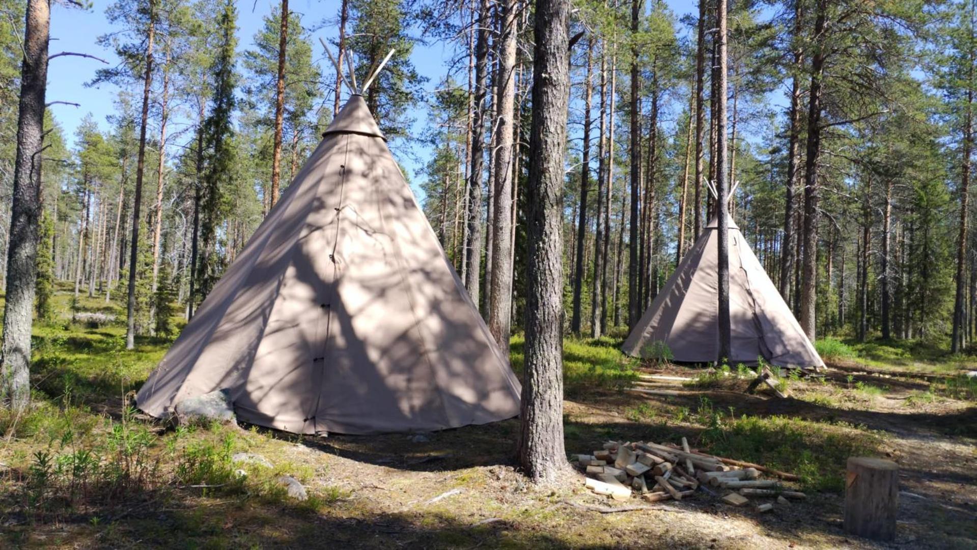 Karhunkierros Cabins & Huts 萨拉 外观 照片
